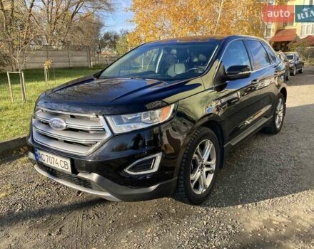 Черный Форд Эдж, объемом двигателя 2 л и пробегом 232 тыс. км за 14500 $, фото 1 на Automoto.ua