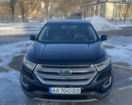 Черный Форд Эдж, объемом двигателя 2 л и пробегом 203 тыс. км за 14000 $, фото 1 на Automoto.ua