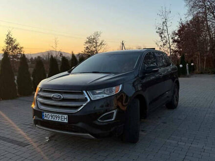 Черный Форд Эдж, объемом двигателя 2 л и пробегом 152 тыс. км за 16700 $, фото 1 на Automoto.ua