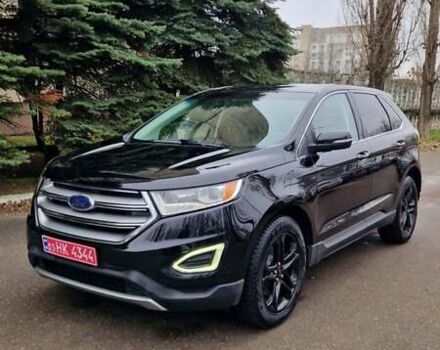 Черный Форд Эдж, объемом двигателя 2 л и пробегом 211 тыс. км за 14800 $, фото 1 на Automoto.ua