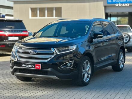 Чорний Форд Едж, об'ємом двигуна 2 л та пробігом 131 тис. км за 20480 $, фото 1 на Automoto.ua