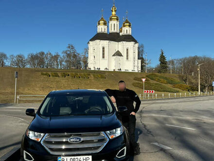Черный Форд Эдж, объемом двигателя 2 л и пробегом 108 тыс. км за 18000 $, фото 1 на Automoto.ua
