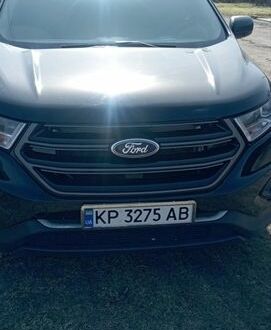 Черный Форд Эдж, объемом двигателя 2 л и пробегом 216 тыс. км за 13500 $, фото 1 на Automoto.ua