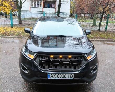 Черный Форд Эдж, объемом двигателя 2 л и пробегом 82 тыс. км за 17500 $, фото 1 на Automoto.ua