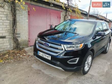 Чорний Форд Едж, об'ємом двигуна 2 л та пробігом 76 тис. км за 17600 $, фото 1 на Automoto.ua