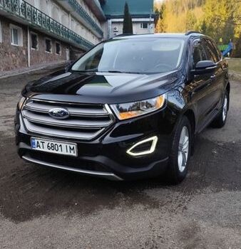 Черный Форд Эдж, объемом двигателя 2 л и пробегом 42 тыс. км за 17500 $, фото 1 на Automoto.ua