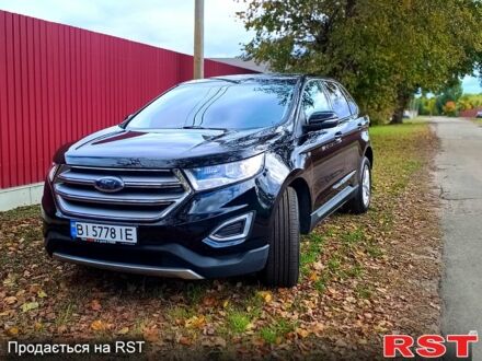 Черный Форд Эдж, объемом двигателя 2 л и пробегом 162 тыс. км за 15999 $, фото 1 на Automoto.ua