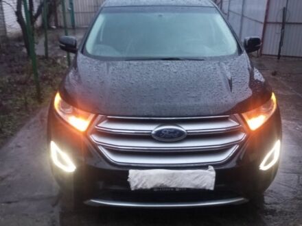 Черный Форд Эдж, объемом двигателя 2 л и пробегом 162 тыс. км за 22539 $, фото 1 на Automoto.ua