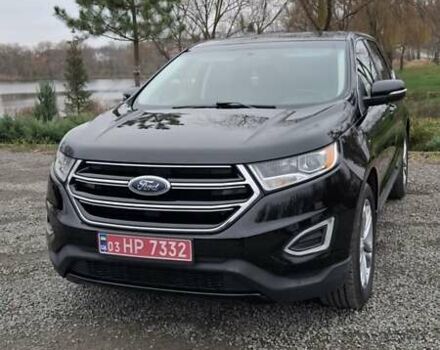 Черный Форд Эдж, объемом двигателя 2 л и пробегом 190 тыс. км за 16000 $, фото 1 на Automoto.ua