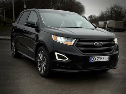 Черный Форд Эдж, объемом двигателя 2 л и пробегом 133 тыс. км за 21300 $, фото 1 на Automoto.ua