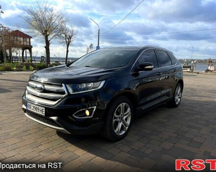 Черный Форд Эдж, объемом двигателя 2 л и пробегом 161 тыс. км за 19900 $, фото 1 на Automoto.ua