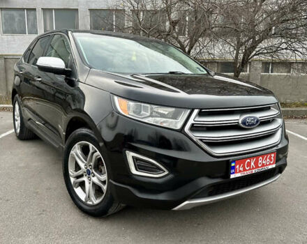 Черный Форд Эдж, объемом двигателя 2 л и пробегом 180 тыс. км за 13999 $, фото 1 на Automoto.ua