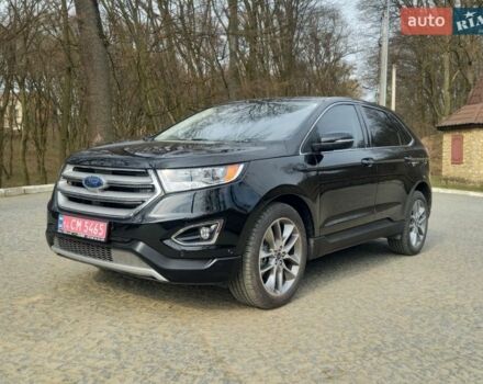 Черный Форд Эдж, объемом двигателя 2 л и пробегом 101 тыс. км за 16200 $, фото 1 на Automoto.ua