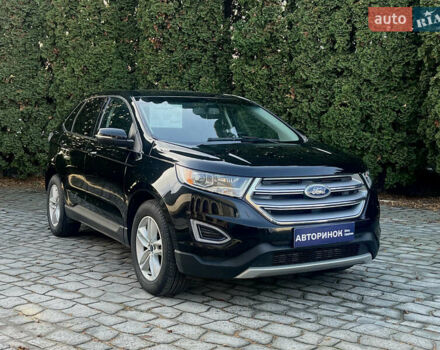 Черный Форд Эдж, объемом двигателя 2 л и пробегом 76 тыс. км за 17600 $, фото 1 на Automoto.ua