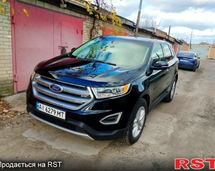 Черный Форд Эдж, объемом двигателя 2 л и пробегом 76 тыс. км за 16900 $, фото 1 на Automoto.ua