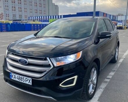 Черный Форд Эдж, объемом двигателя 2 л и пробегом 209 тыс. км за 14400 $, фото 1 на Automoto.ua