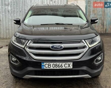 Черный Форд Эдж, объемом двигателя 2 л и пробегом 170 тыс. км за 20500 $, фото 1 на Automoto.ua