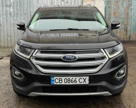 Черный Форд Эдж, объемом двигателя 2 л и пробегом 170 тыс. км за 18500 $, фото 1 на Automoto.ua