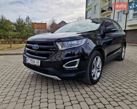 Черный Форд Эдж, объемом двигателя 2 л и пробегом 175 тыс. км за 14500 $, фото 1 на Automoto.ua