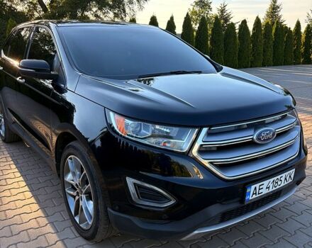 Черный Форд Эдж, объемом двигателя 2 л и пробегом 140 тыс. км за 17000 $, фото 1 на Automoto.ua