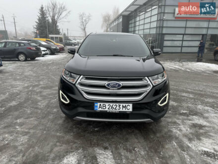 Чорний Форд Едж, об'ємом двигуна 2 л та пробігом 192 тис. км за 19500 $, фото 1 на Automoto.ua
