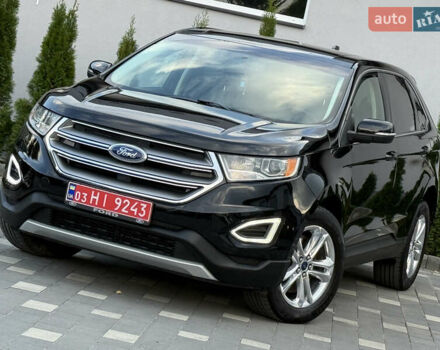 Черный Форд Эдж, объемом двигателя 2 л и пробегом 150 тыс. км за 15950 $, фото 1 на Automoto.ua