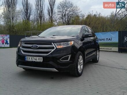 Черный Форд Эдж, объемом двигателя 2 л и пробегом 67 тыс. км за 15500 $, фото 1 на Automoto.ua