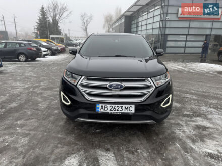 Чорний Форд Едж, об'ємом двигуна 2 л та пробігом 192 тис. км за 19500 $, фото 1 на Automoto.ua