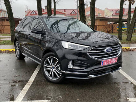 Черный Форд Эдж, объемом двигателя 2 л и пробегом 128 тыс. км за 18499 $, фото 1 на Automoto.ua