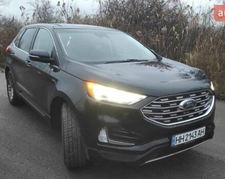 Черный Форд Эдж, объемом двигателя 2 л и пробегом 166 тыс. км за 18400 $, фото 1 на Automoto.ua