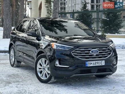 Черный Форд Эдж, объемом двигателя 2 л и пробегом 105 тыс. км за 21000 $, фото 1 на Automoto.ua