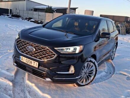 Черный Форд Эдж, объемом двигателя 2 л и пробегом 118 тыс. км за 24900 $, фото 1 на Automoto.ua