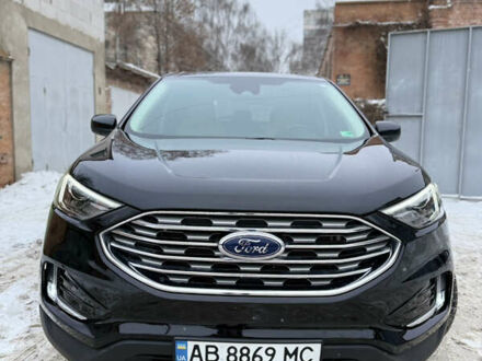 Черный Форд Эдж, объемом двигателя 2 л и пробегом 148 тыс. км за 18750 $, фото 1 на Automoto.ua