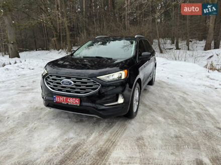 Черный Форд Эдж, объемом двигателя 2 л и пробегом 55 тыс. км за 22100 $, фото 1 на Automoto.ua