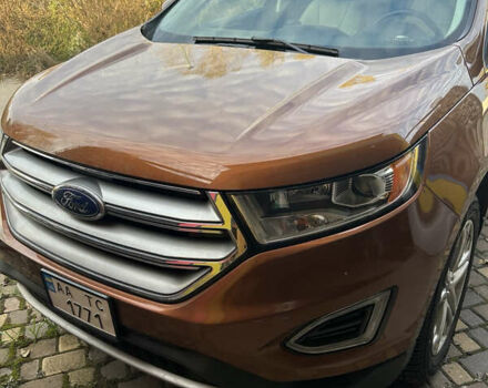 Коричневый Форд Эдж, объемом двигателя 2 л и пробегом 106 тыс. км за 17100 $, фото 1 на Automoto.ua