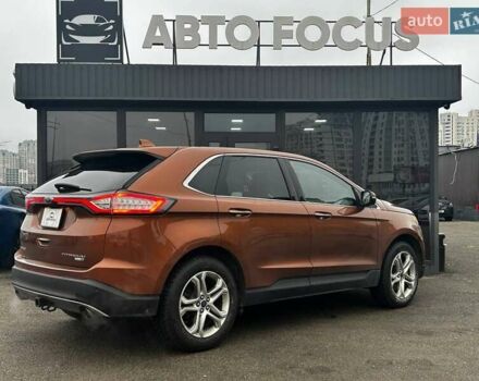 Коричневый Форд Эдж, объемом двигателя 2 л и пробегом 66 тыс. км за 17990 $, фото 7 на Automoto.ua