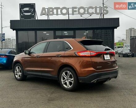 Коричневый Форд Эдж, объемом двигателя 2 л и пробегом 66 тыс. км за 17990 $, фото 4 на Automoto.ua