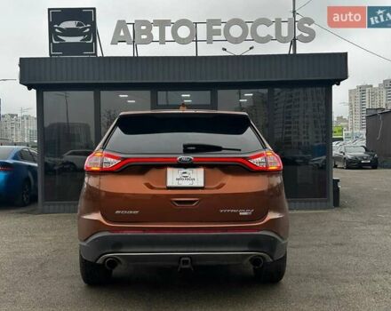 Коричневый Форд Эдж, объемом двигателя 2 л и пробегом 66 тыс. км за 17990 $, фото 6 на Automoto.ua