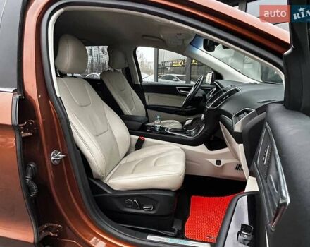 Коричневый Форд Эдж, объемом двигателя 2 л и пробегом 66 тыс. км за 17990 $, фото 16 на Automoto.ua