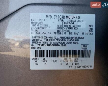 Коричневый Форд Эдж, объемом двигателя 2 л и пробегом 98 тыс. км за 3900 $, фото 12 на Automoto.ua