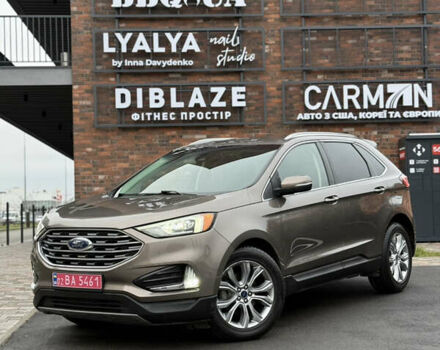 Коричневый Форд Эдж, объемом двигателя 2 л и пробегом 159 тыс. км за 16950 $, фото 1 на Automoto.ua