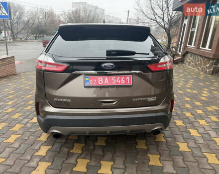 Коричневый Форд Эдж, объемом двигателя 2 л и пробегом 158 тыс. км за 15800 $, фото 5 на Automoto.ua