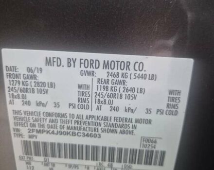 Коричневий Форд Едж, об'ємом двигуна 2 л та пробігом 108 тис. км за 21000 $, фото 2 на Automoto.ua