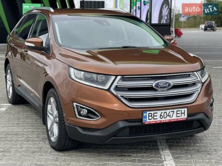 Коричневый Форд Эдж, объемом двигателя 2 л и пробегом 203 тыс. км за 19700 $, фото 1 на Automoto.ua