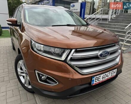 Коричневый Форд Эдж, объемом двигателя 2 л и пробегом 203 тыс. км за 18700 $, фото 1 на Automoto.ua