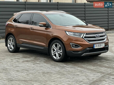 Форд Эдж 2017 в Черкассах на Automoto.ua Коричневый Форд Эдж, объемом двигателя 2 л и пробегом 159 тыс. км за 24400 $, фото 1 на Automoto.ua