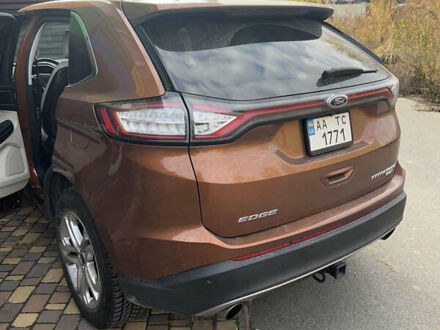 Коричневый Форд Эдж, объемом двигателя 2 л и пробегом 106 тыс. км за 17100 $, фото 1 на Automoto.ua