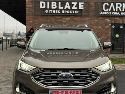 Коричневый Форд Эдж, объемом двигателя 2 л и пробегом 159 тыс. км за 16950 $, фото 1 на Automoto.ua