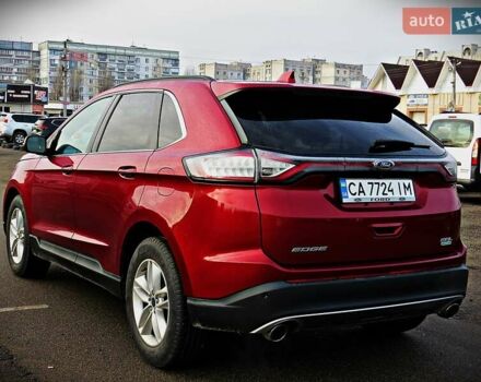 Красный Форд Эдж, объемом двигателя 2 л и пробегом 89 тыс. км за 14300 $, фото 3 на Automoto.ua
