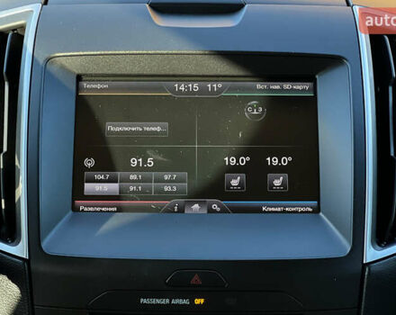 Красный Форд Эдж, объемом двигателя 2 л и пробегом 112 тыс. км за 14999 $, фото 12 на Automoto.ua